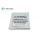 Pre Saturated Fiber Optic Cleaning Wipes Lint - Free Fabric Material Flammability