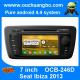 Ouchuangbo pure android 4.4 Seat Ibiza 2013 2014 autoradio gps dvd support 1024*600 4 core