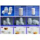 Childproof Screw Cap Plastic Pill Jars Small White For Tablets Capsule Package