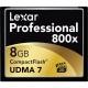 Lexar 8GB CF Card Professional 800x UDMA Price $11.8