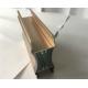 Anti - scratch Rose Gold Polished Aluminium Profile For Door And Window