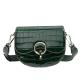 Women Crocodile Crossbady Bags Ladies Saddle Bag Pures With Wide Shoulder Strap