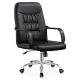 Luxury Ergo Spinning Office Chair , Adjustable Leather Padded Office Chair