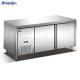 SS304 Commercial Counter Fridge , Antiwear Restaurant Undercounter Refrigerator