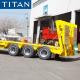China Hydraulic Heavy Duty Equipment Low Loader Trailer for Sale