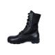 EUR39-47 Black Genuine Leather Tactical Boots Waterproof Black Leather Combat Boots Womens