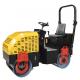 Compact 9hp Ride-on Double Drum Vibratory Roller Compactor for Small Road Projects