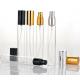 Clear / Amber / Frost Glass Tube Bottles 5ml 10ml 15ml 20ml With Sprayer Pump