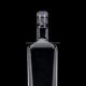 Flint Glass 500ml 750ml 1000ml Special Shaped Empty Bottle for Vodka Whisky Gin Rum
