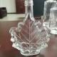 Glass Collar 50ml Empty Maple Leaf Shaped Crew Top Glass Bottle 100ml Mini Glass Bottle