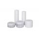 Soft Touch White Plastic Cosmetic Packageing Set 80/100/120/150ml Lotion Bottles And 60/100ml Cream Jar