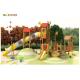 High Speed Wooden Swing And Climbing Frame Soft Smooth Surface Non Sharp Edge