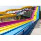 Multi Color Commercial Fiberglass Water Slides Outdoor Play Equipment