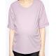 blank plus size maternity t shirt with rolled sleeves for pregnance woman