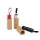 High Quality Square Empty 12ml Natural Bamboo Lip Stick Tube Cosmetic Bottle