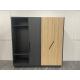 Customized Size Modern Wood Wardrobe For Guest Room Stand Alone