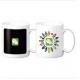 Customized temperature sensitive ceramic changing color mug Business gift