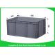Customized Large Plastic Storage Containers , Warehouse Stackable Plastic Boxes