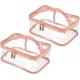 Clear Toiletry Bag PVC Makeup Bag Cosmetic Pouch with Zipper Handle Strap Waterproof for Travel