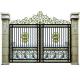 Outdoor Anti Corrosive Rot Proof Wrought Iron Gate