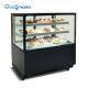 Air Cooled Countertop Cake Display Fridge , Commercial Glass Cake Display Case