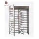 SUS 304 Silver Full Height Security Gate Turnstile Barrier Gate