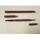 Long Standing Waterproof Eyebrow Pencil Plastic Tube ISO Certification