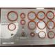 Oil Proof AS568 NBR Silicone Rubber Colored O Rings For Sealing OEM/ODM