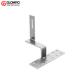 Stainless Steel Anodizing Solar Tile Roof Hook Mounting 200mm 150mm