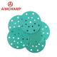 6inch car putty Sanding Discs Hook And Loop film polyester substrate green