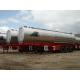 Bitumen Reheating Hot Asphalt Trailer Oval Asphalt Transport Tanker 