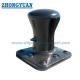 Casting Steel Single Bitt Dock Bollard with Bolt Anchorage Ship Mooring Equipment