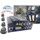 HD 4CH 720P 4G GPS Video vehicle cameras Recorder System with free CMS platform
