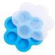 Fancy reusable silicone 7 circle  ice cube tray bar old wine mold snack mold high quality silicone food grade ice tray