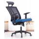 Black And Blue Economical Office Chairs For Executive Manager Frog Mechanism