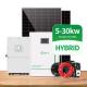 5KW 10KW 15KW On Off Grid Hybrid Solar Energy PV Panel Wall Mounted With Household Storage System