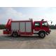ISUZU Diesel Fire Department Engine , 177KW 4x2 Mini Tanker Fire Truck