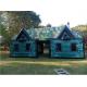 EN14960 Customized Inflatable Tent , Blue PVC Inflatable Party Tent