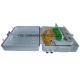 White Fiber Optic Cable Termination Boxes ABS Moduel PLC Splitter 1x32