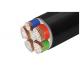 Unarmoured Copper Clad Aluminium Wire PVC / Polyolefin Sheathed YJVC-0.6/1KV
