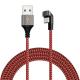Aluminum Alloy Housing Right Angle USB Cable / USB Type C Right Angle Cable