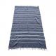 Oversized Stripe Turkish Beach Towel WithTassels Original 100% Cotton Turkish