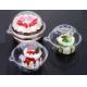 Disposable plastic cat ear food packaging box Puff Pastry cake transparent doggy bag