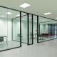 Commercial Indoor Glass Partition Room Divider Decorative Glass Partition Walls