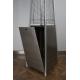 Decorative Stand Up Outdoor Heater Hinged Door Design All Weather Protective