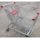 Custom Grocery Shopping Trolley Wire Cart On Wheels American Style 180 Litres