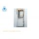 Three Side Blowing One Person Mirror SS304 Air Shower Room With UV Light