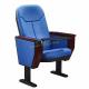 Blue Fabric University Meeting Room / Lecture Hall Chairs With Rotate Writing Board