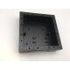 Black Anodized 4 Axis CNC Machining Parts Enclosure Square Parts