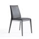 Simple Design Upholstered Restaurant grey Leather Dining Chair